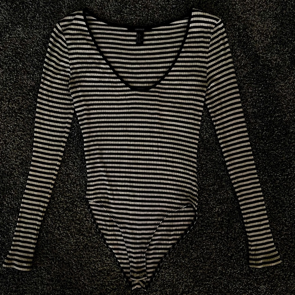 Striped Bodysuit